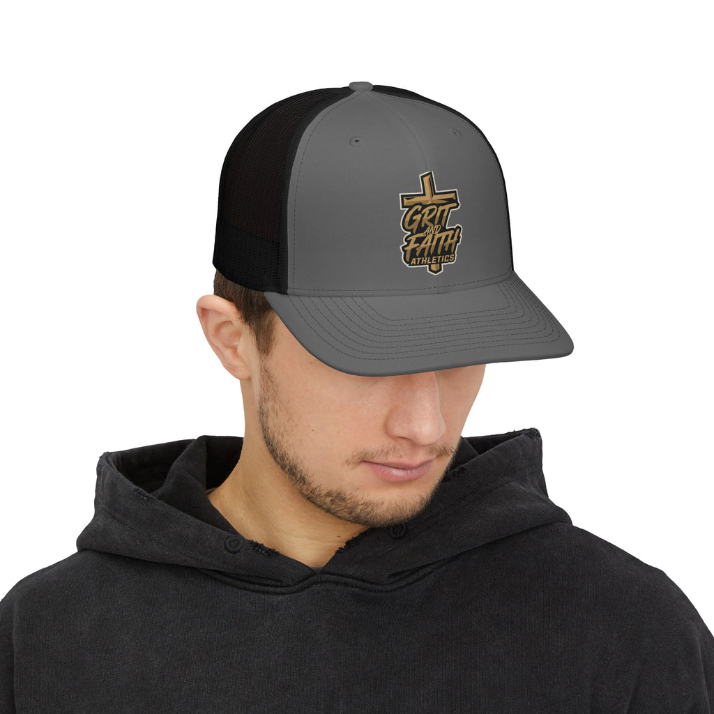 Grit and Faith Athletics -  Logo Snapback Trucker Hat