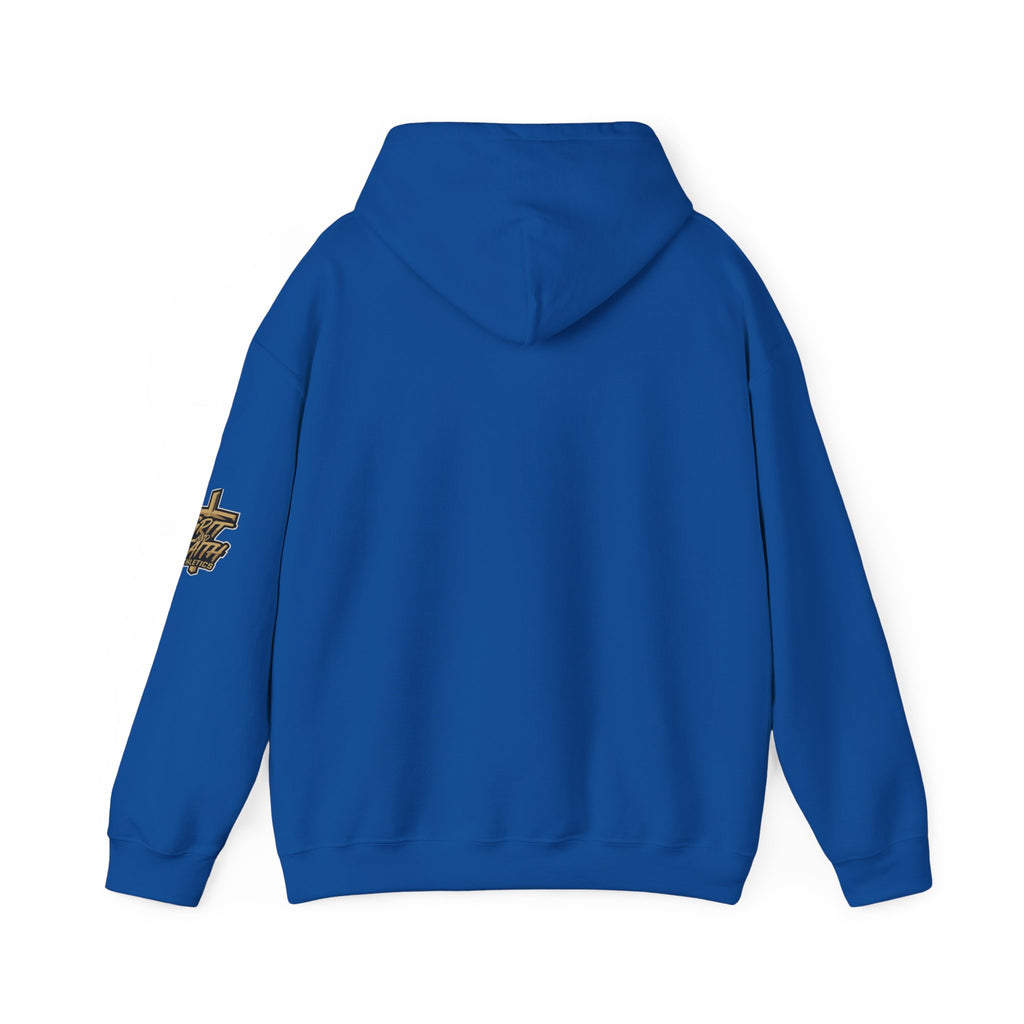 Grit & Faith Cross Hoodie - I Can do All Things Through Christ Comfortable Pullover