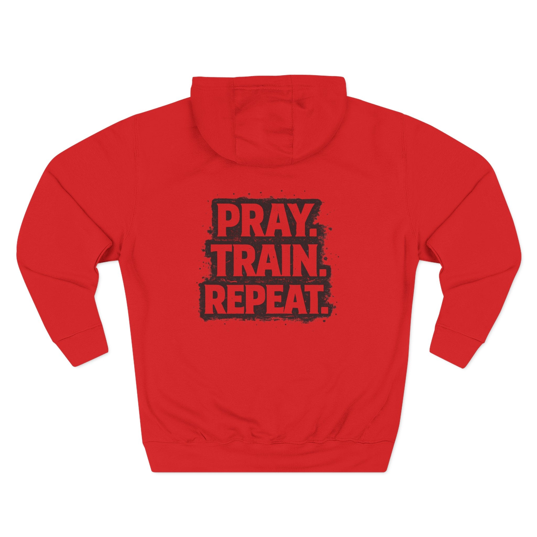 Grit and Faith Sweatshirt - Pray Train Repeat Hoodie