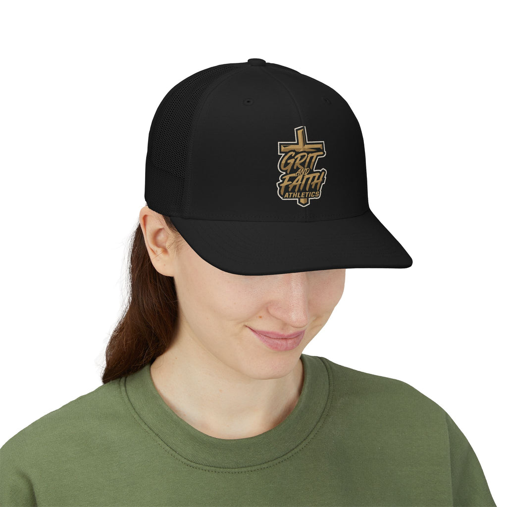 Grit and Faith Athletics -  Logo Snapback Trucker Hat
