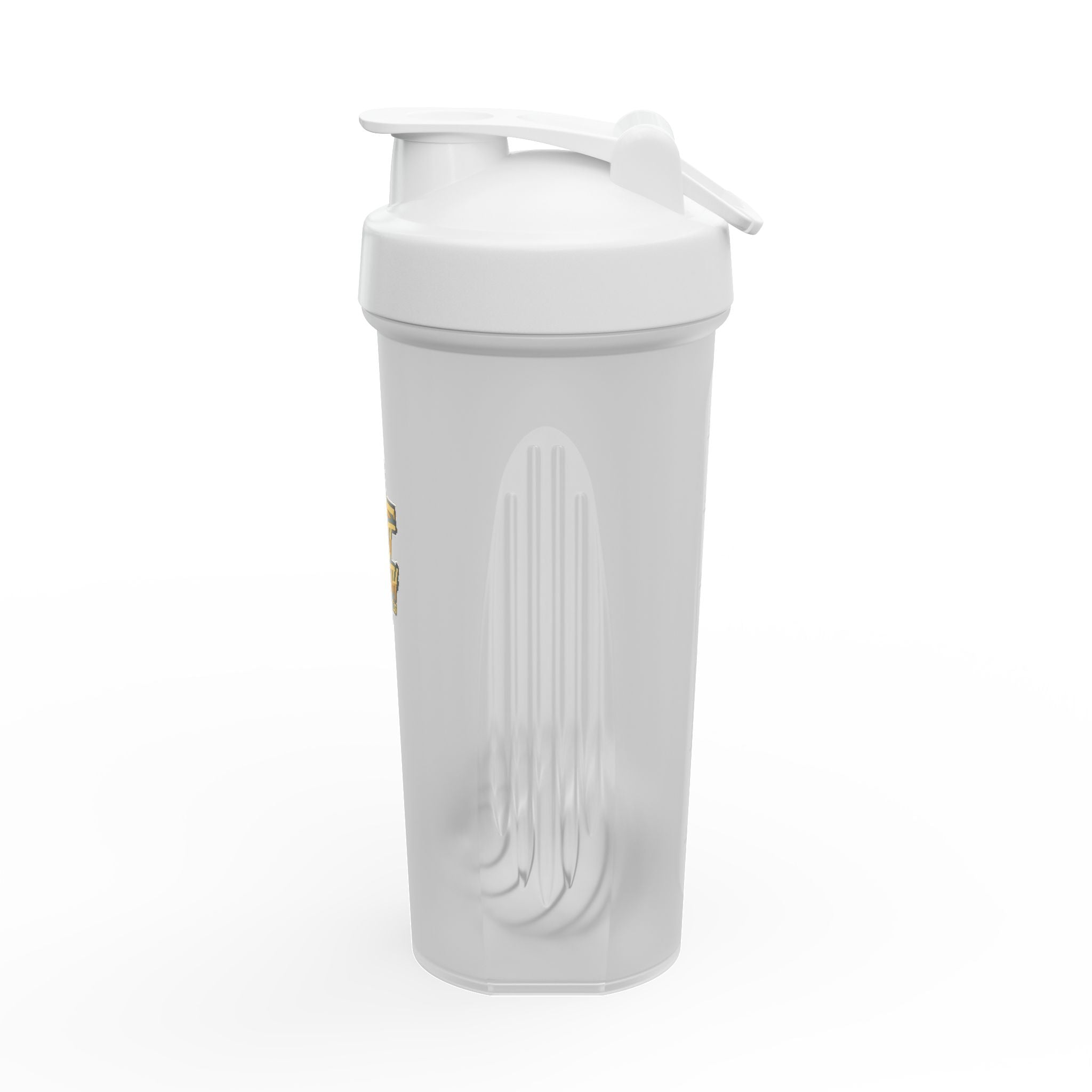 Grit and Faith Protein Shaker Bottle — Sports Blender Bottle for Gym & Fitness