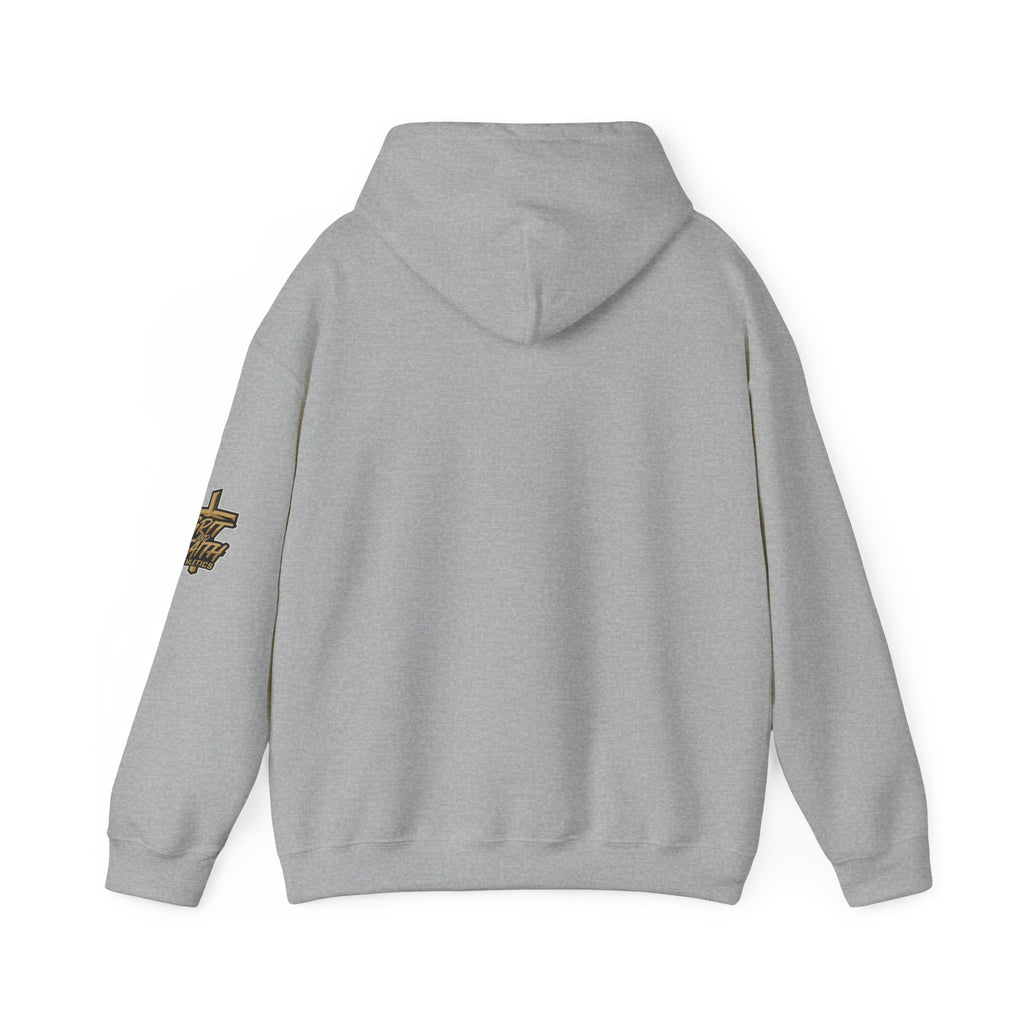 Grit & Faith Cross Hoodie - I Can do All Things Through Christ Comfortable Pullover