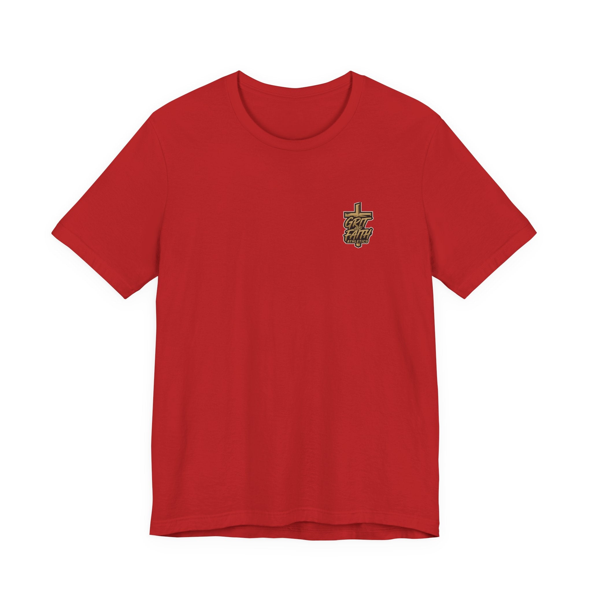 Grit and Faith T-Shirt — Pray. Train. Repeat. Faith & Fitness Tee