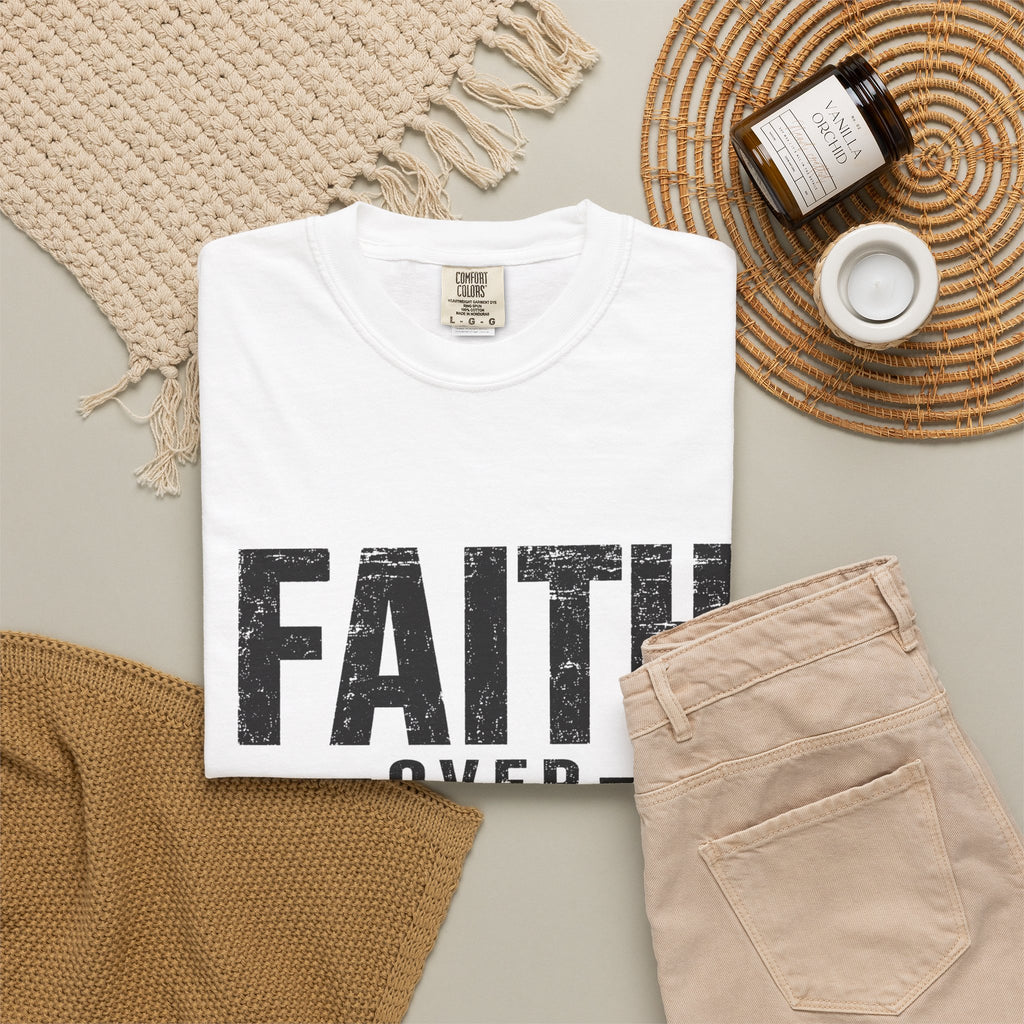 Grit and Faith T-Shirt — Faith Over Fear Tee