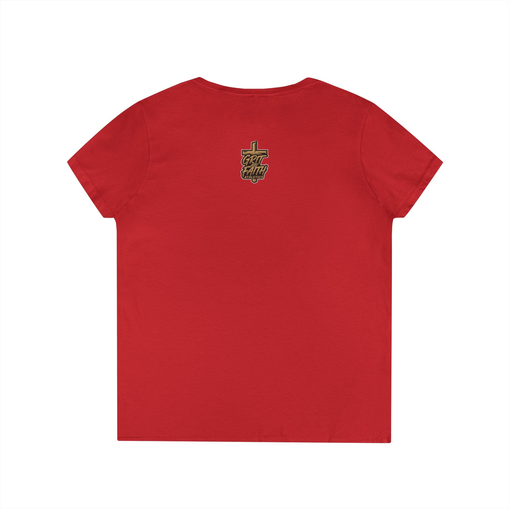 Grit and Faith V-Neck Tee — Faith Fueled Shirt