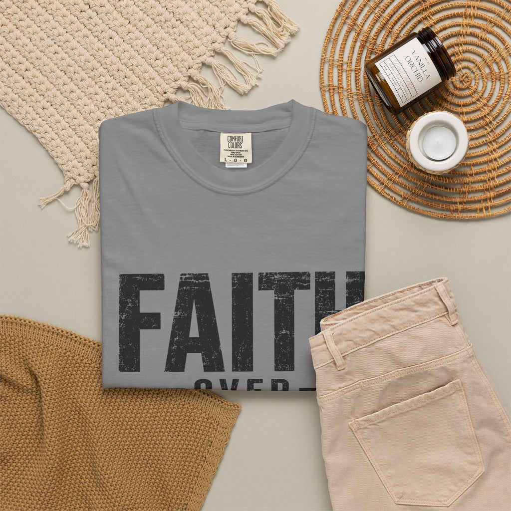 Grit and Faith T-Shirt — Faith Over Fear Tee