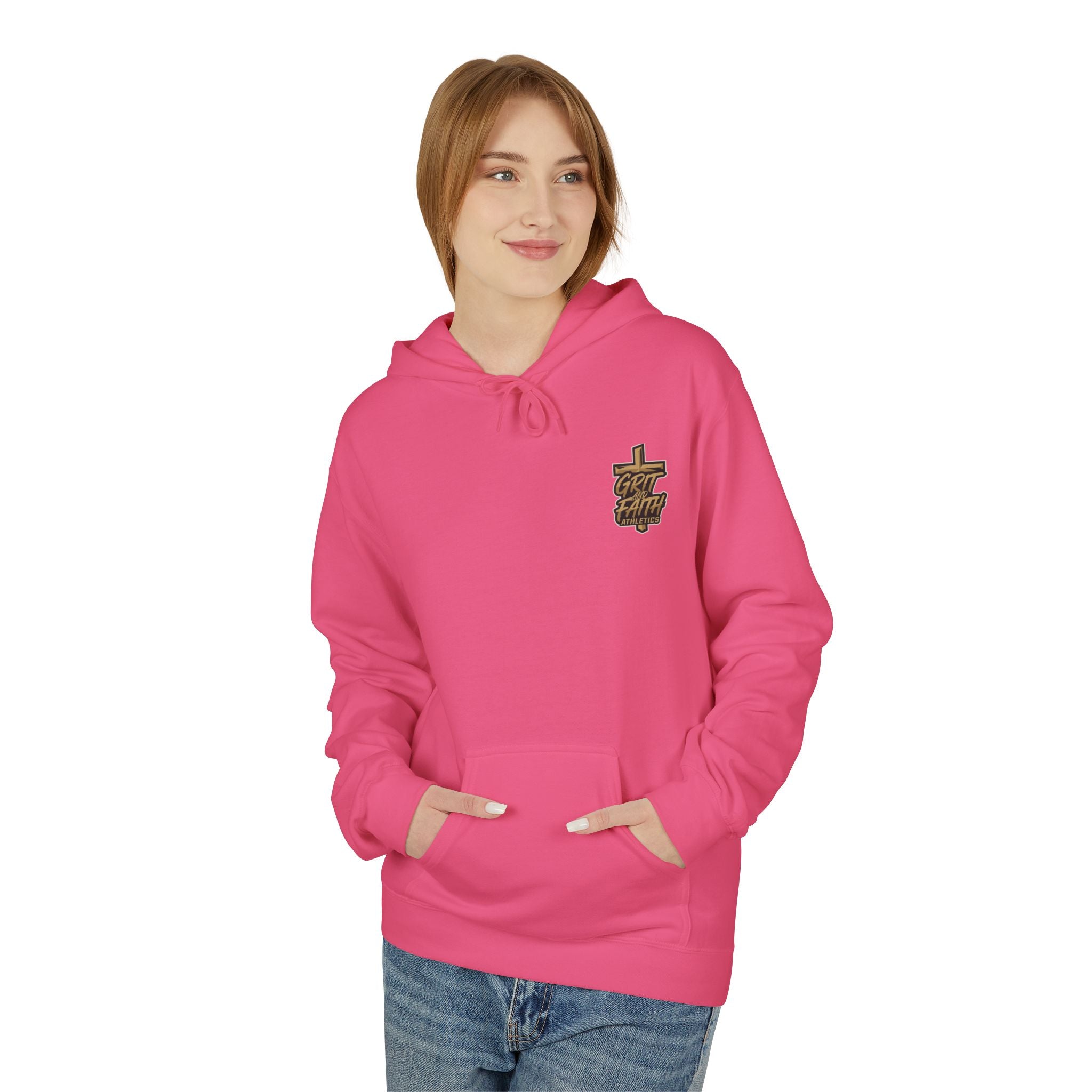 Grit and Faith Athletics Hoodie — Spartan Cross Pullover