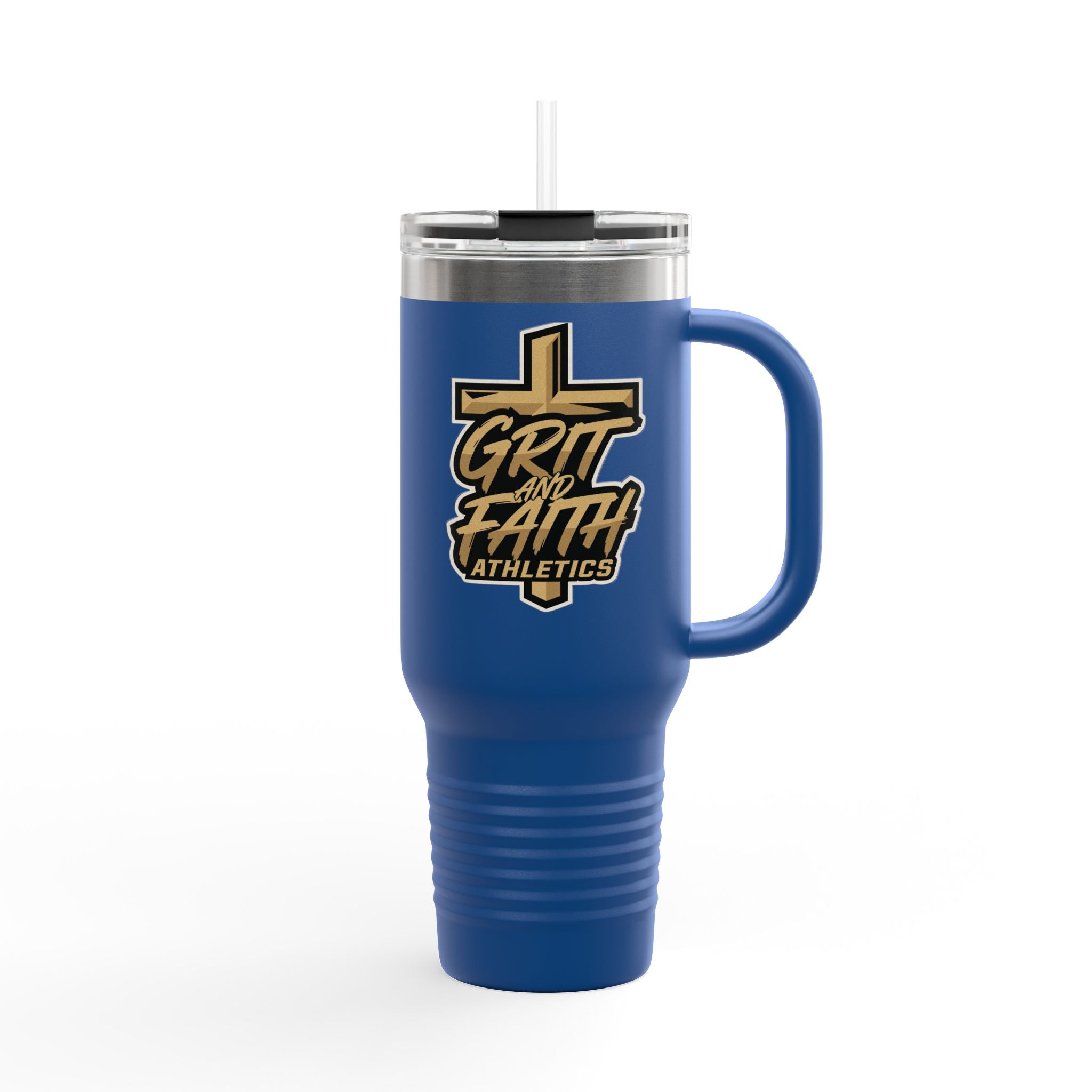 Grit and Faith Athletics 40oz Insulated Travel Mug