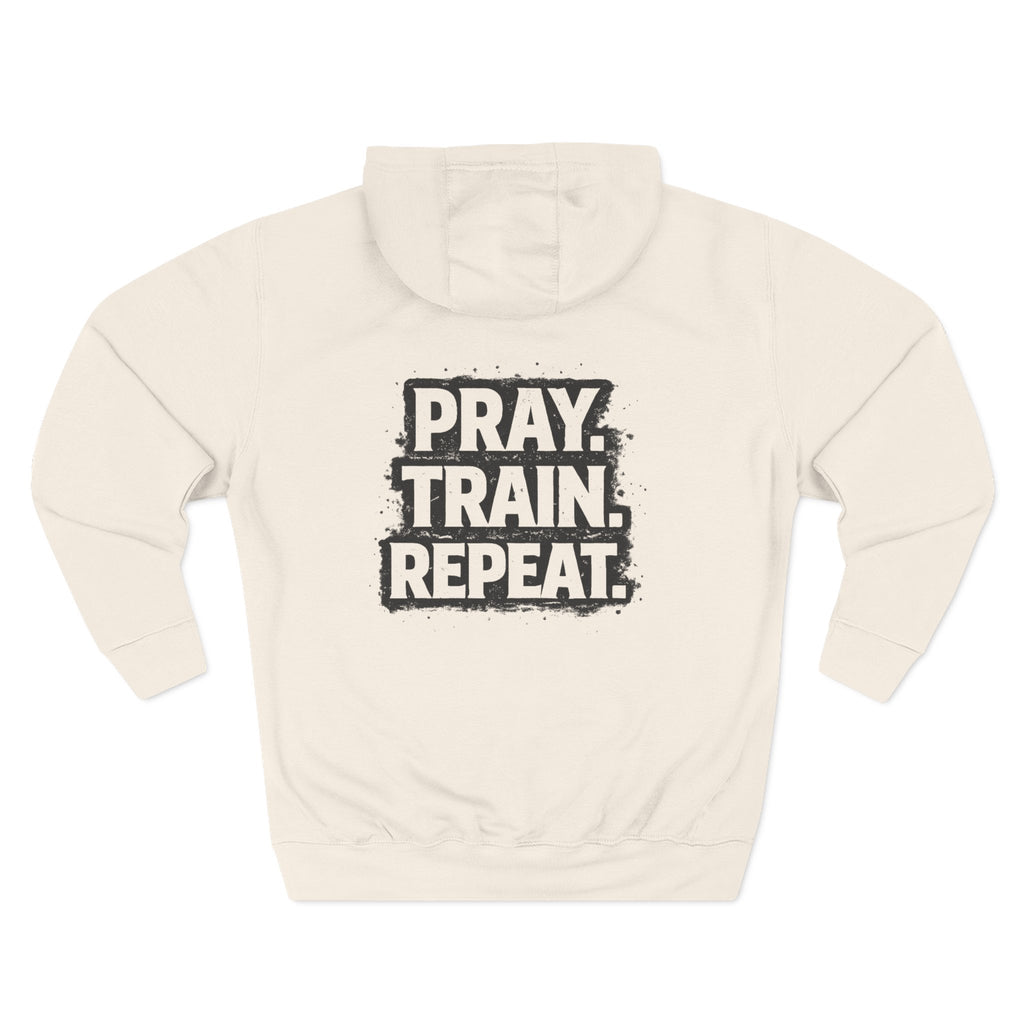 Grit and Faith Sweatshirt - Pray Train Repeat Hoodie