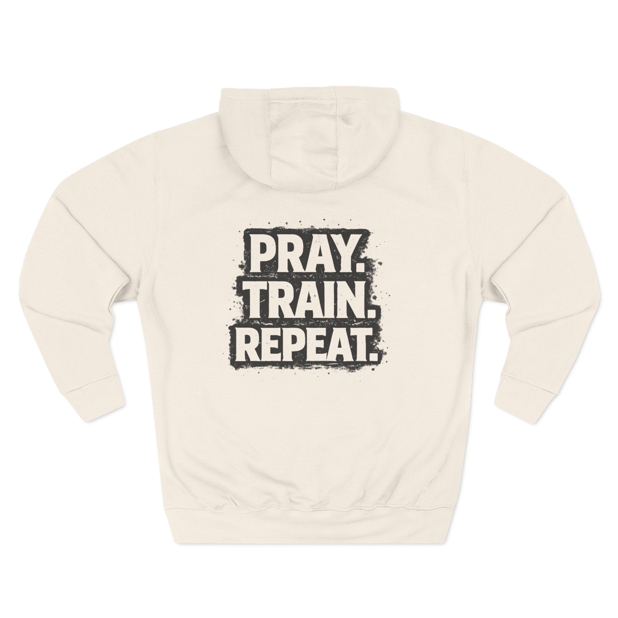 Grit and Faith Sweatshirt - Pray Train Repeat Hoodie