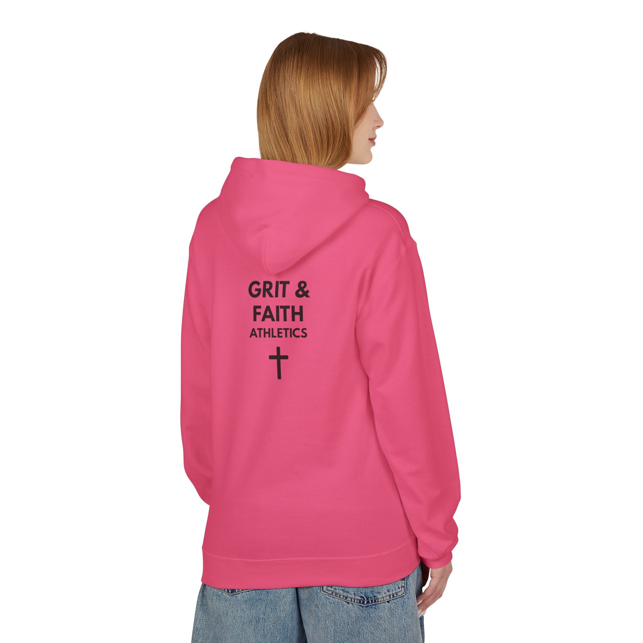 Grit and Faith Athletics Hoodie — Spartan Cross Pullover