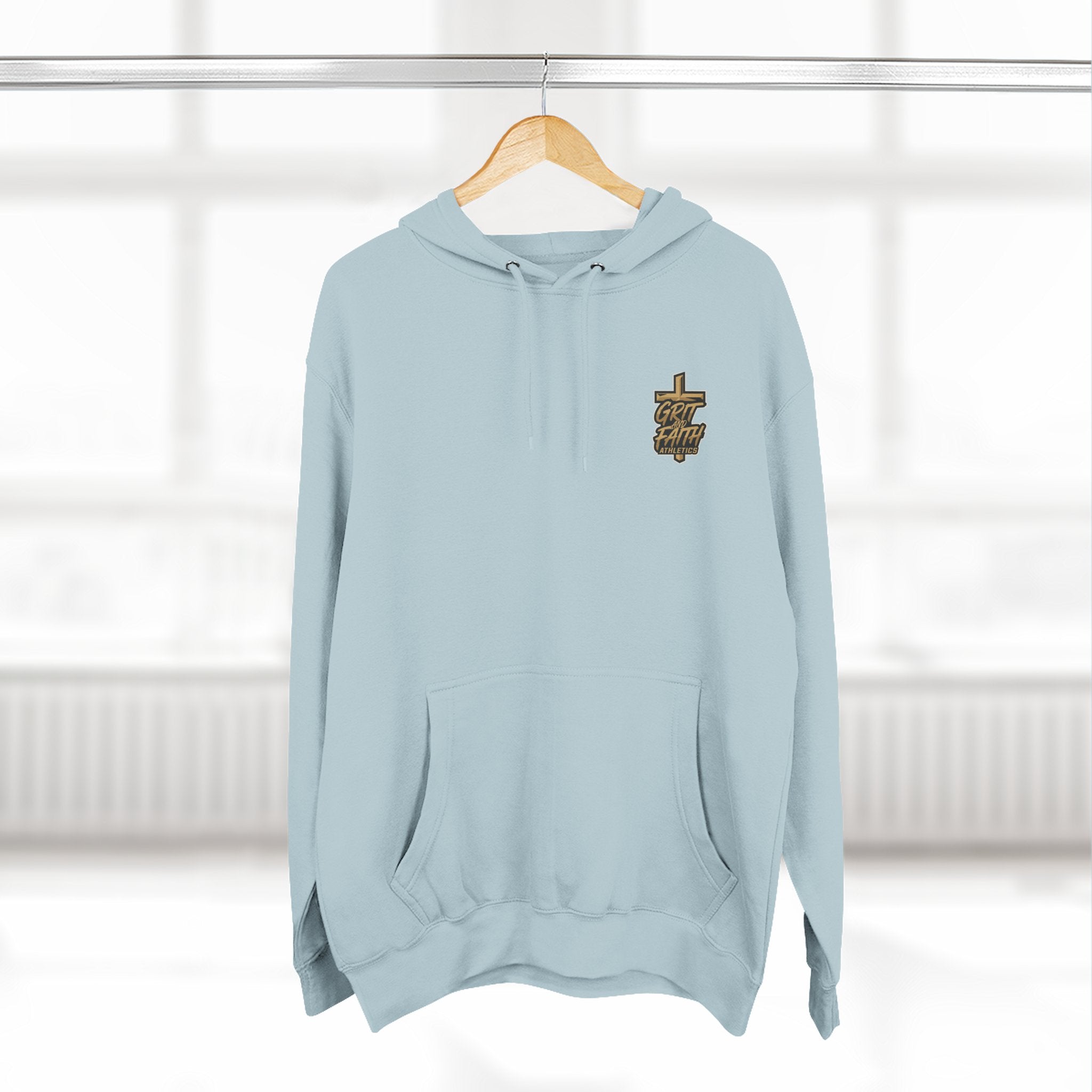 Grit and Faith Sweatshirt - Pray Train Repeat Hoodie