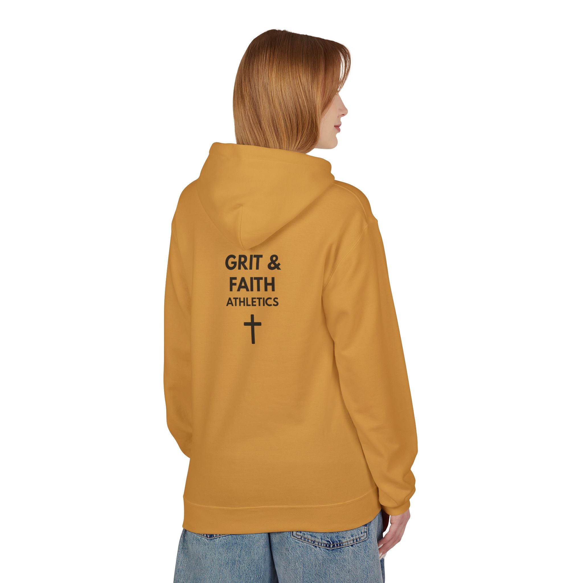 Grit and Faith Athletics Hoodie — Spartan Cross Pullover