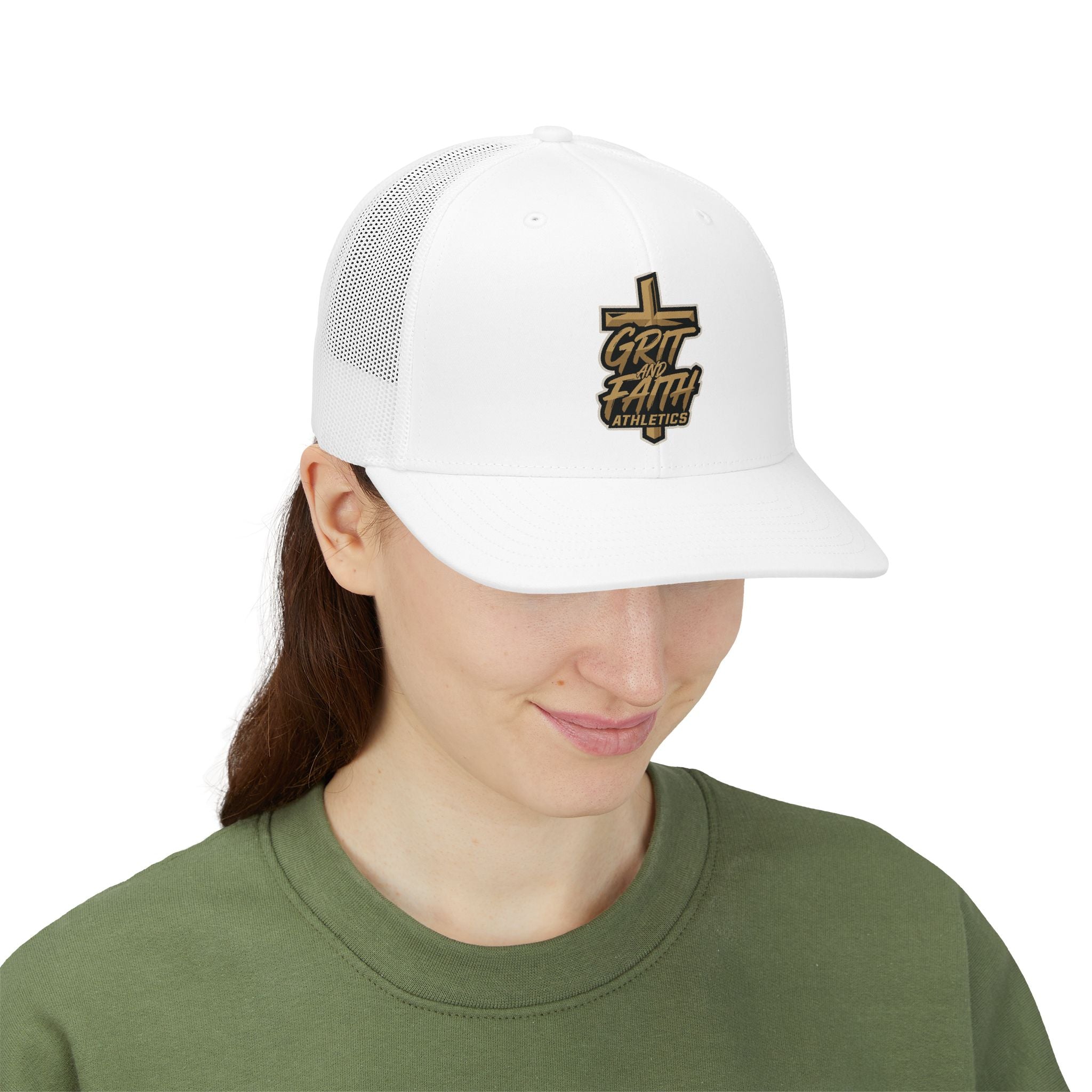 Grit and Faith Athletics -  Logo Snapback Trucker Hat