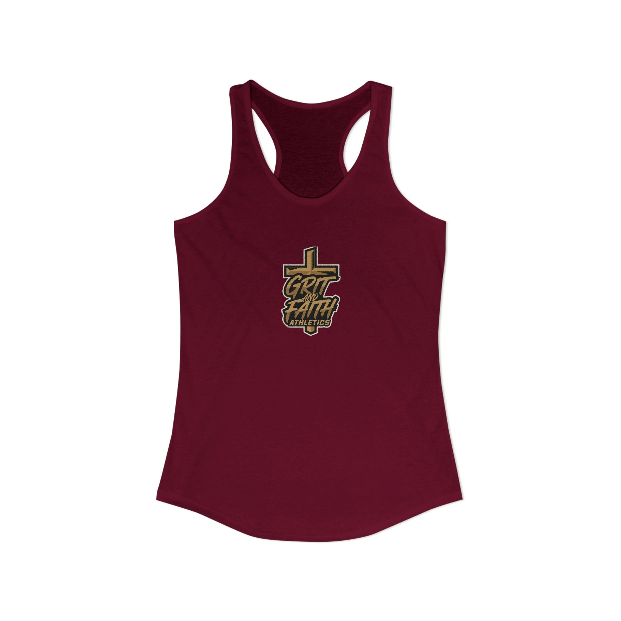 Grit and Faith - Women's Logo Racerback Tank