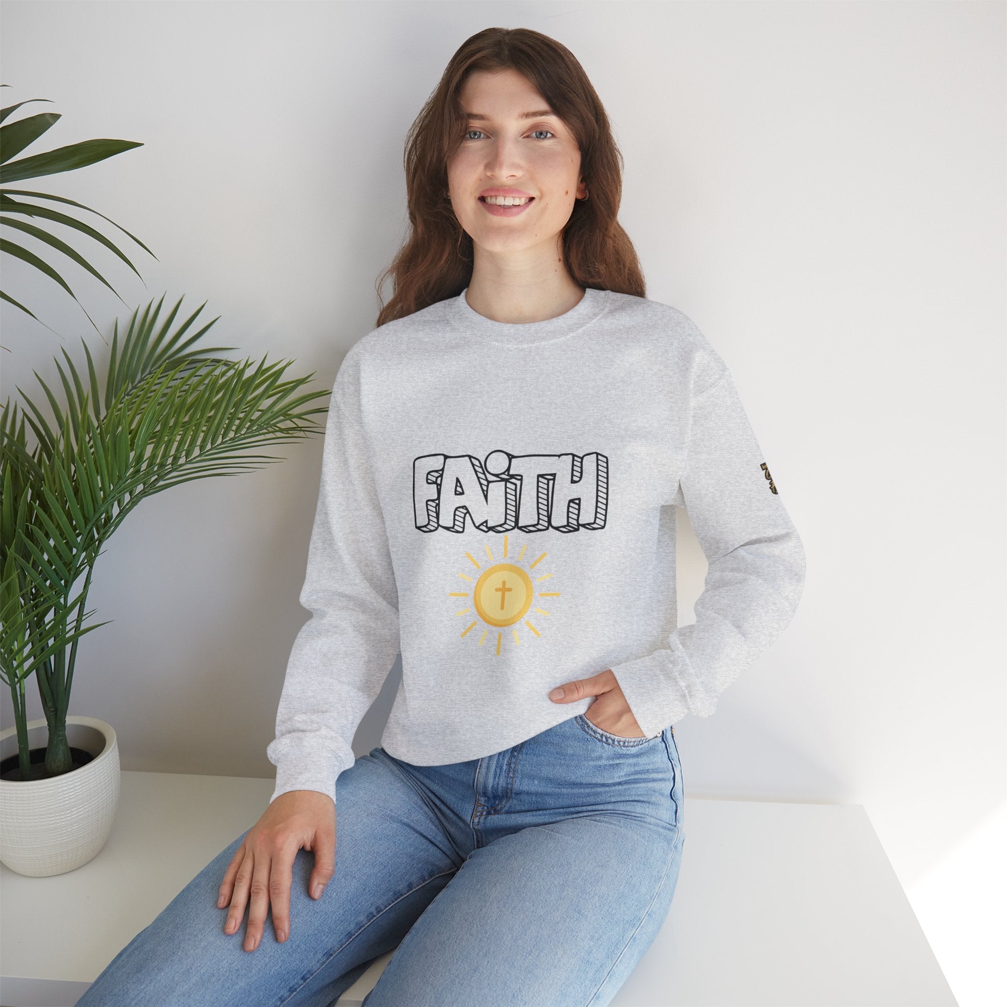 FAITH Bubble Sweatshirt | Christian faith pullover