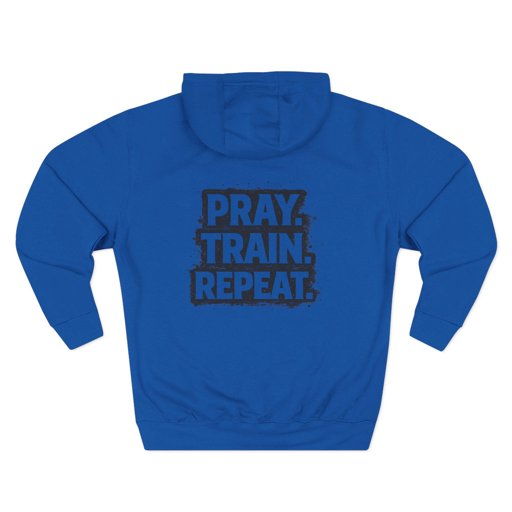 Grit and Faith Sweatshirt - Pray Train Repeat Hoodie